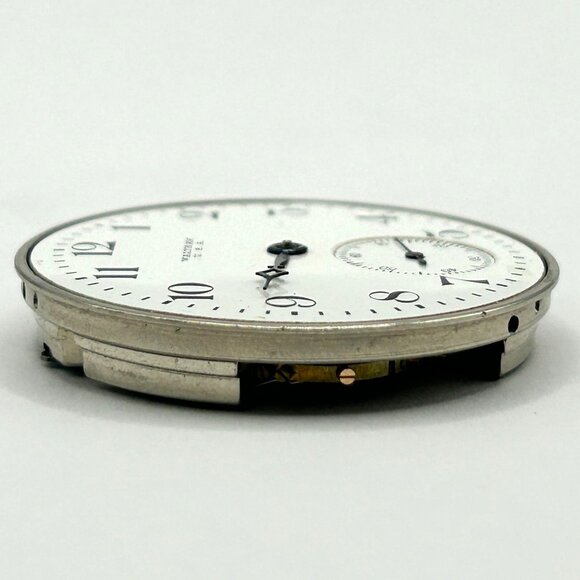 Waltham Pocket Watch Movement 15 Jewels 22665412 - WORKING